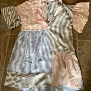 Multicolored stripe dress